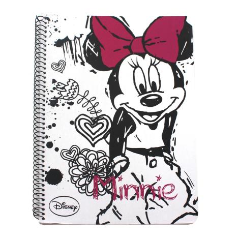 A4 Minnie Mouse Soft Cover Spiral Notebook £2.99